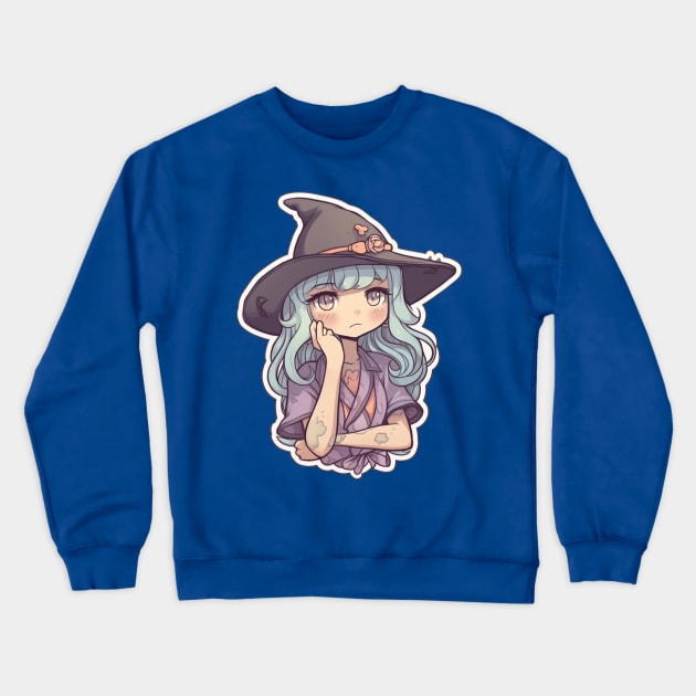 Witch cartoon pretty Crewneck Sweatshirt by Andrew World